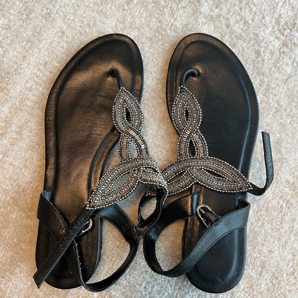 Black sandals
